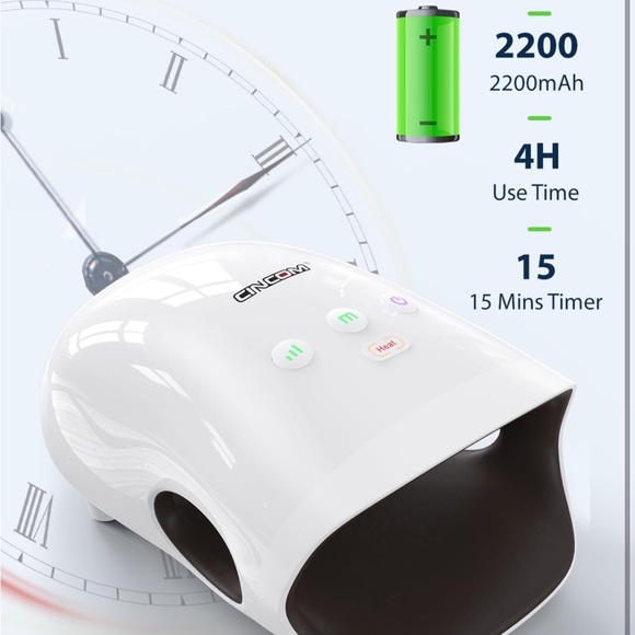 Cordless Hand Massager with Heat and Compression for Arthritis and Carpal Tunnel - Picture 5 of 12